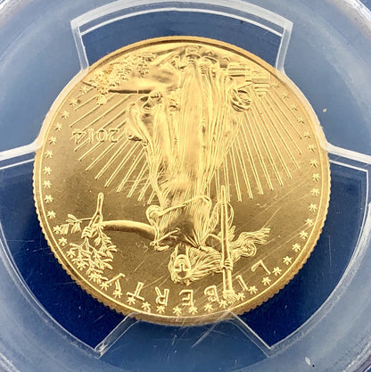 2014 $25 Gold 1/2 OZ PCGS MS70 First Strike Gold American Eagle Rare Label