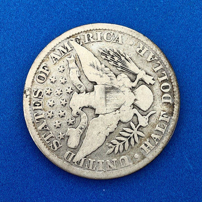 1897 P Silver Barber Half Dollar Better Key Date Philadelphia Coin Rare Scarce