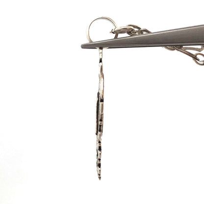 Antique 925 Sterling Silver Engravable Coat Of Arms Shield Pendant Necklace