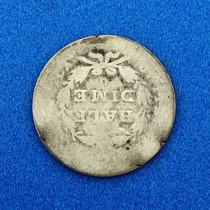 1839 O Seated Liberty Silver Half Dime Type 2 Better Key Rare New Orleans Coin