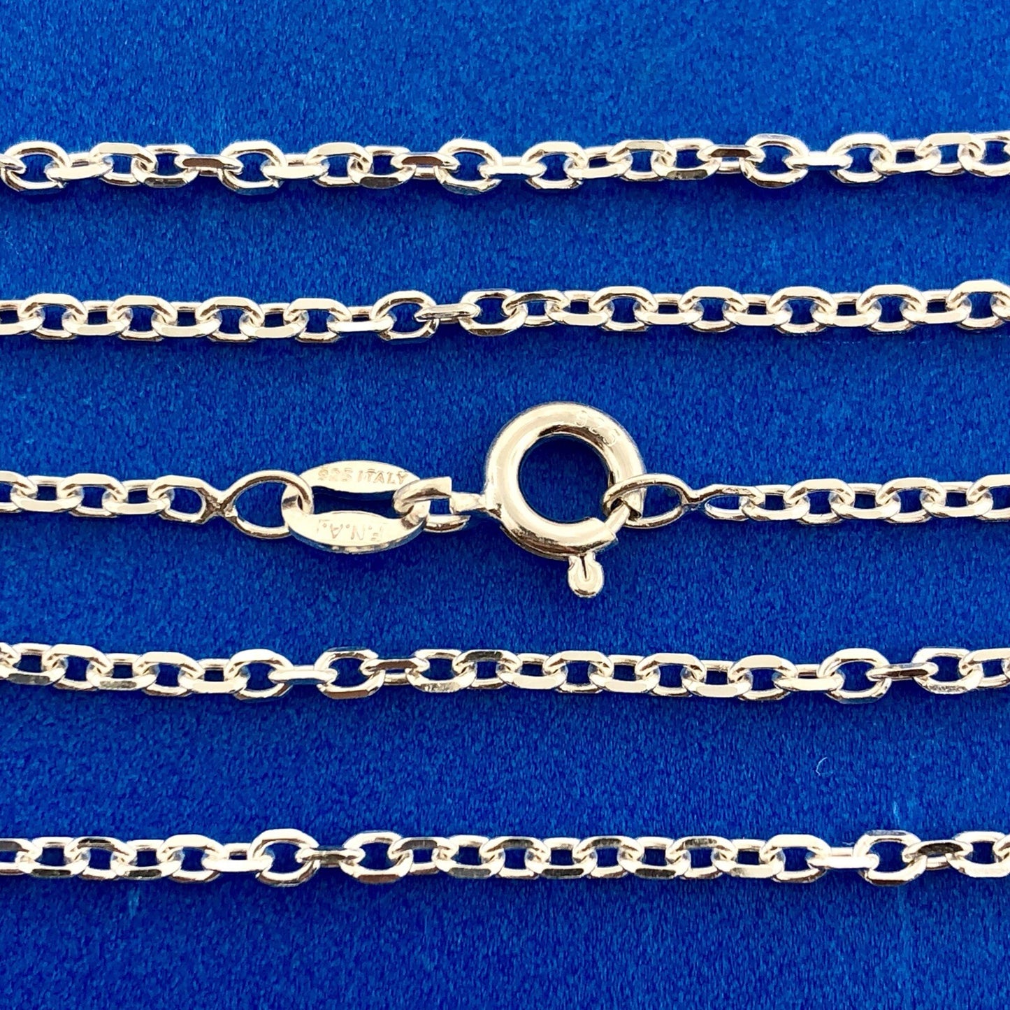 Sterling Silver 925 Intaglio Beaded Cross Religious Communion Pendant Necklace