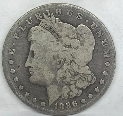 1886 O Morgan Silver Dollar Better Semi Key Date New Orleans Mint Coin #1