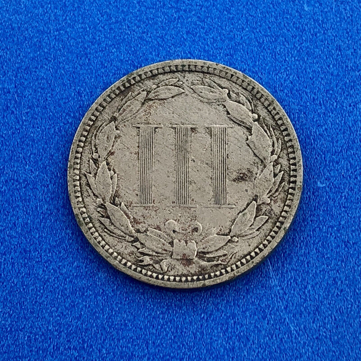 1873 P Nickel Three Cent Piece 3c Better Key Philadelphia Coin Very Good VG