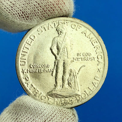 1925 Lexington Concord Sesquicentennial Commemorative Silver Half Dollar Coin