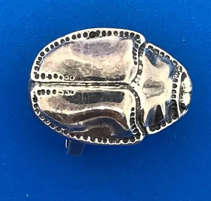 Mignon Faget Sterling Silver 925 Retired Scarab Collection Belt Buckle
