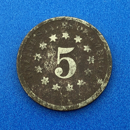 1870 P Shield Nickel Variety 2 Four Coin Mixed Date Better Philadelphia Lot