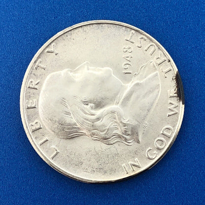 1948 D Franklin Silver Half Dollar Better Key First Year Series Denver Mint Coin