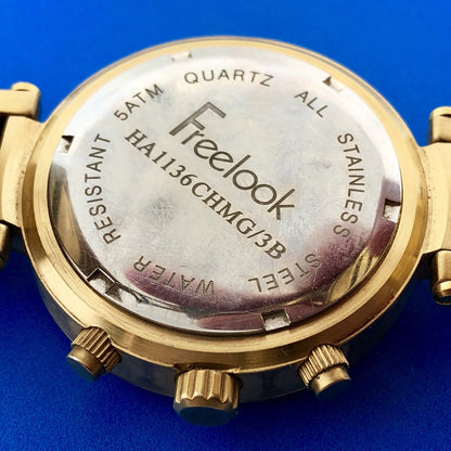 Freelook Unisex Corina Matte HA1136CHMG/3B Chronograph Brushed Finish Watch