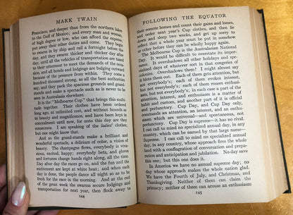 1925-1927 Antique Lot Of Two Hard Cover Books Mark Twain & A. Conan Doyle