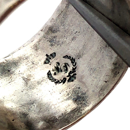 Designer 925 Sterling Silver Hammered Textured Wide Band Ring