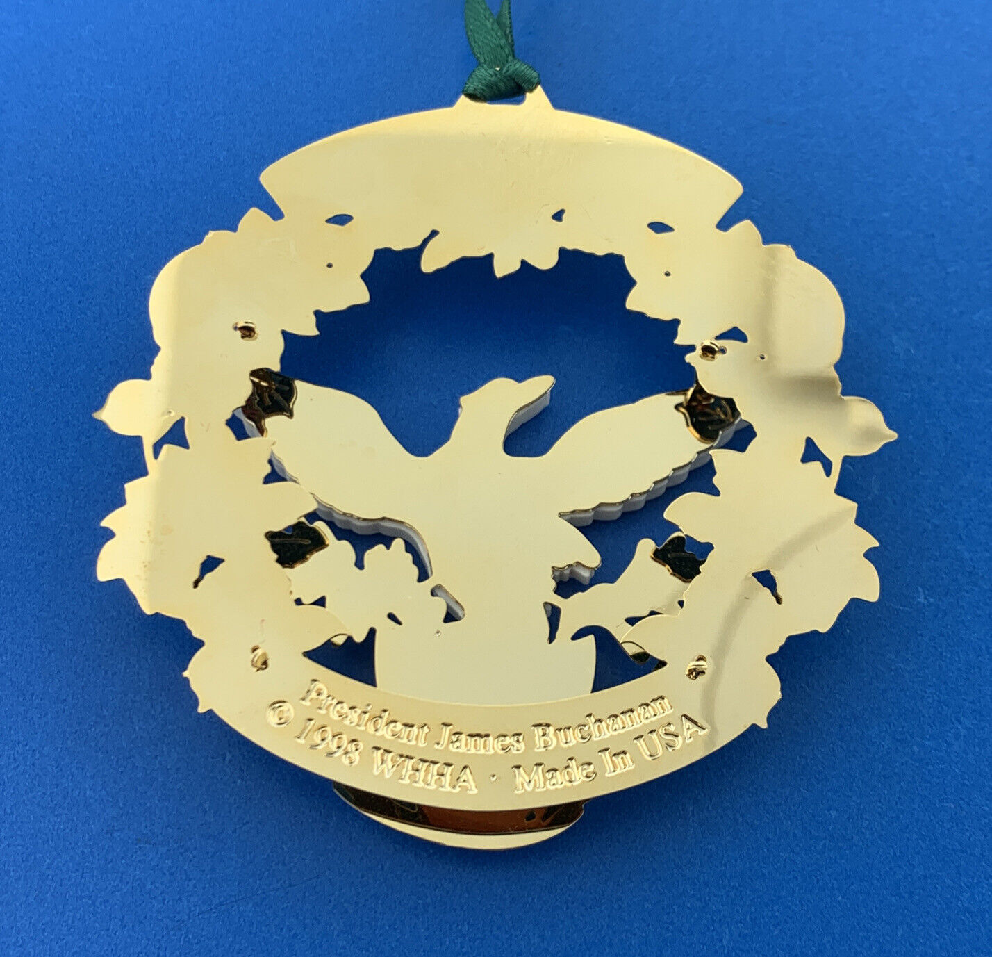 1998 White House Historical Association Buchanan Era Christmas Ornament