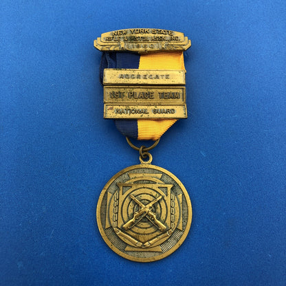 1960 New York State Rifle Pistol National Guard Rifle Aggregate 1st Team Award