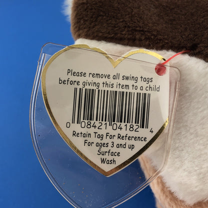 1997 TY Beanie Baby Stretch The Ostrich Near Mint Condition Retired Error- 4182