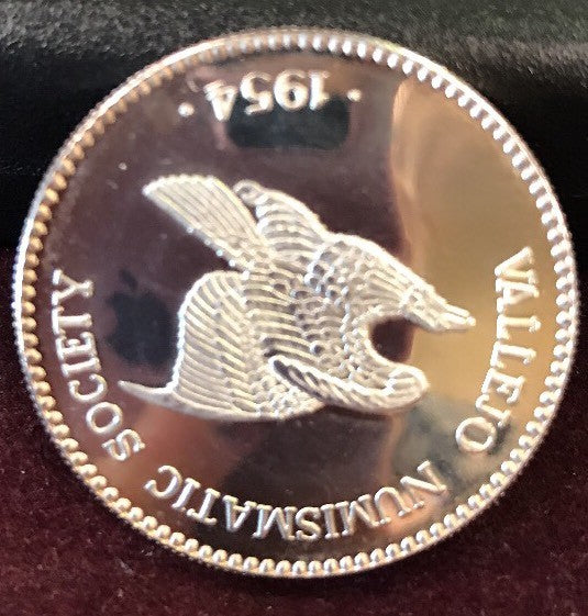 Vallejo Numismatic Society .999 1 Oz Silver Commemorative Round Undated