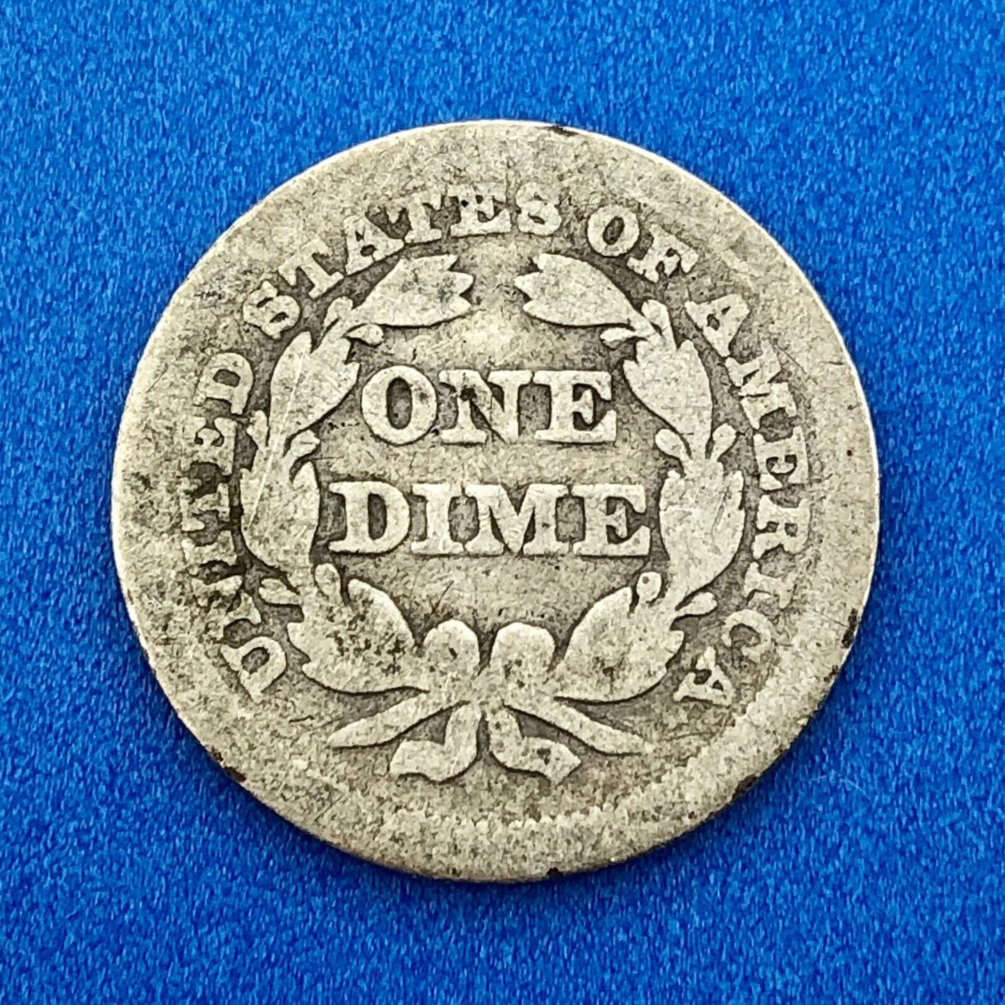 1854 P Seated Liberty Silver Dime 10c Better Key Philadelphia Mint Coin