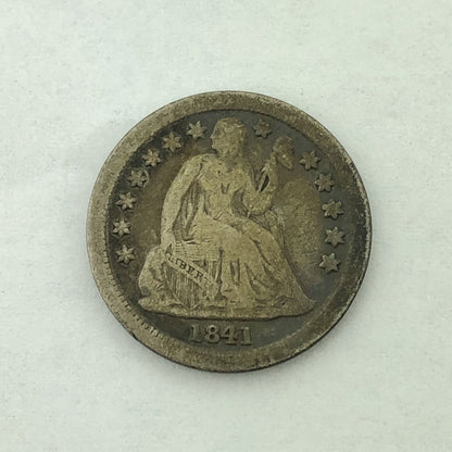 1841 O Seated Liberty Silver Dime No Motto Better Rare New Orleans Mint Coin