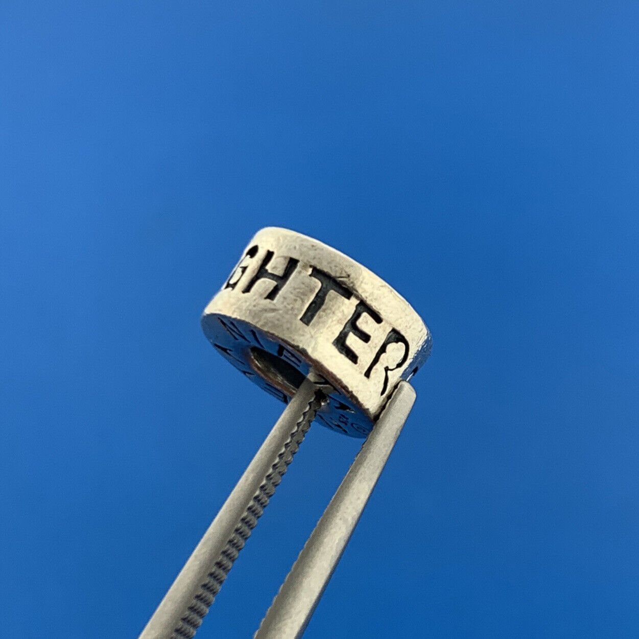 Authentic CHAMILIA Sterling Silver 925 Granddaughter Slide Bracelet Bead Charm