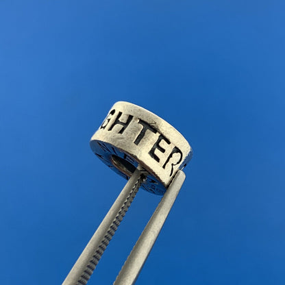 Authentic CHAMILIA Sterling Silver 925 Granddaughter Slide Bracelet Bead Charm