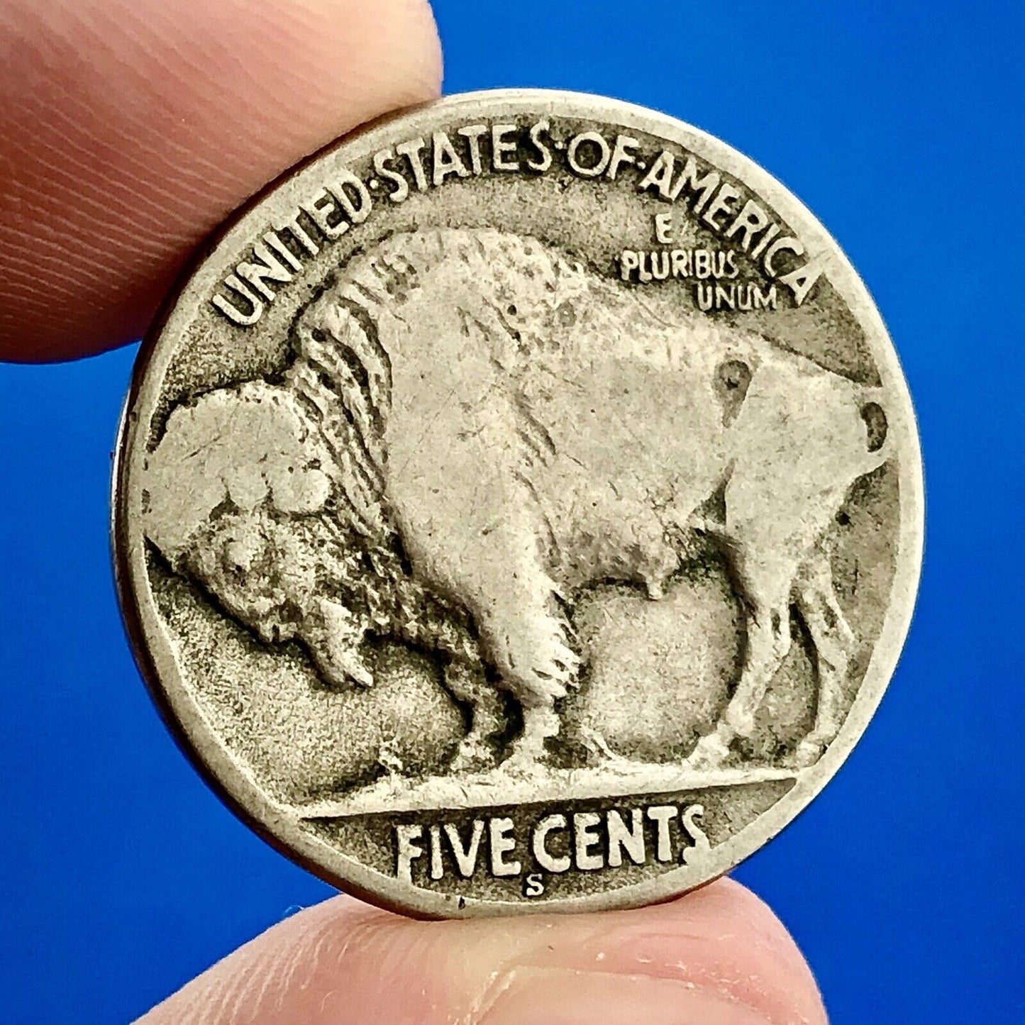 1924 S Indian Head Buffalo Nickel Better Key Scarce San Francisco Mint Coin