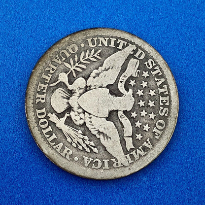 1912 P Silver Barber Quarter Better Key Date Philadelphia Coin Rare Scarce