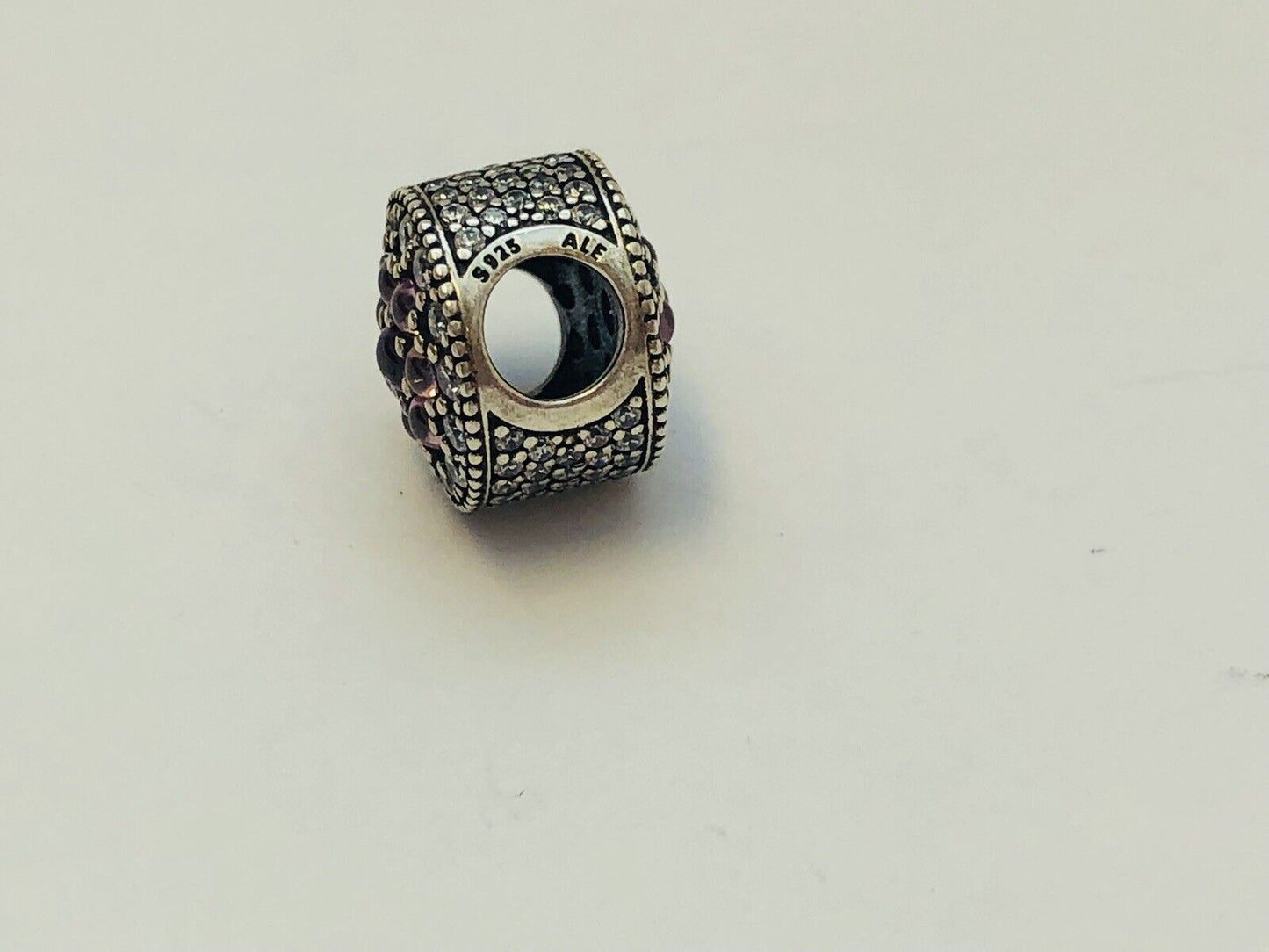 Authentic Pandora Dazzling Floral Multi CZ 925 Silver Bead Charm 791820PCZMX