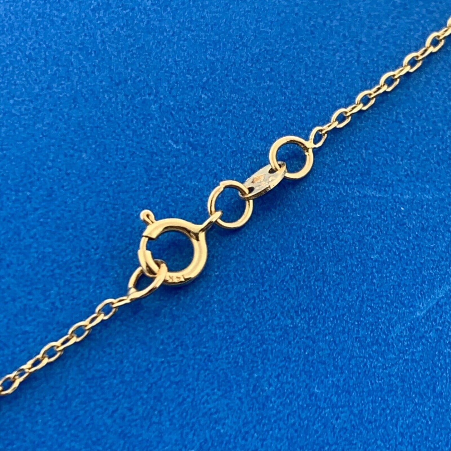 Gorgeous 14k Yellow Gold Gray White Cream Pearl 16" Chain Necklace