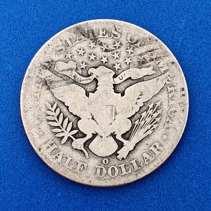 1900 O Barber Silver Half Dollar Better Rare Key New Orleans Mint Coin