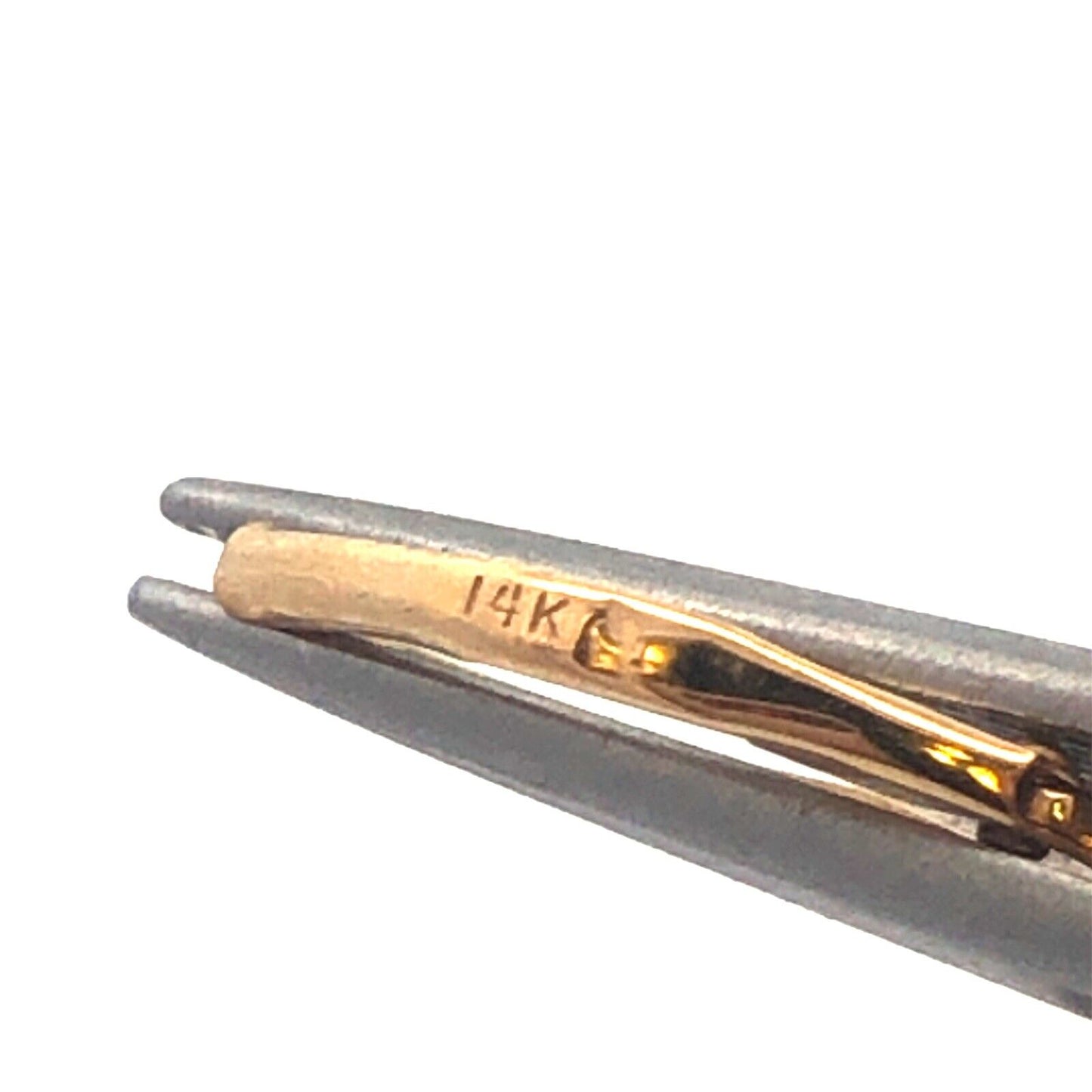 14K Yellow Gold Round Green Tourmaline Flower Leverback Dangle Earrings