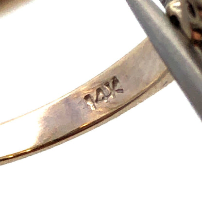 Designer KCO 14K White Gold Round Diamond Wave Wedding Anniversary Band Ring