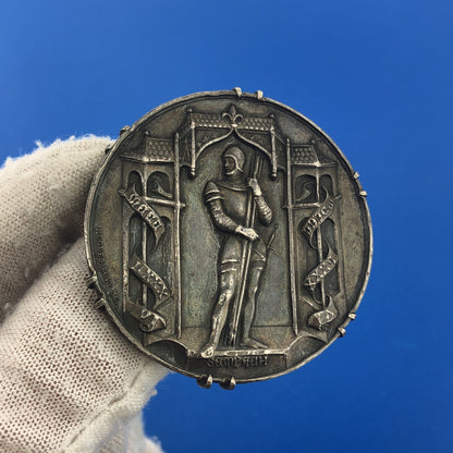 Sterling Silver 925 Battle of Sempach Switzerland 1885 Commemorative Coin Medal