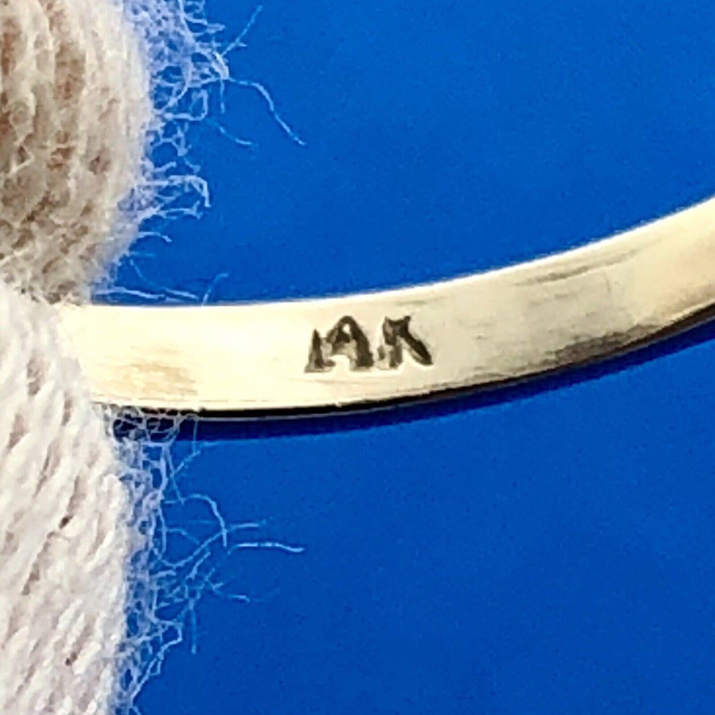 Vintage 14K White Gold Oval Ruby Solitaire Diamond Accent July Anniversary Ring