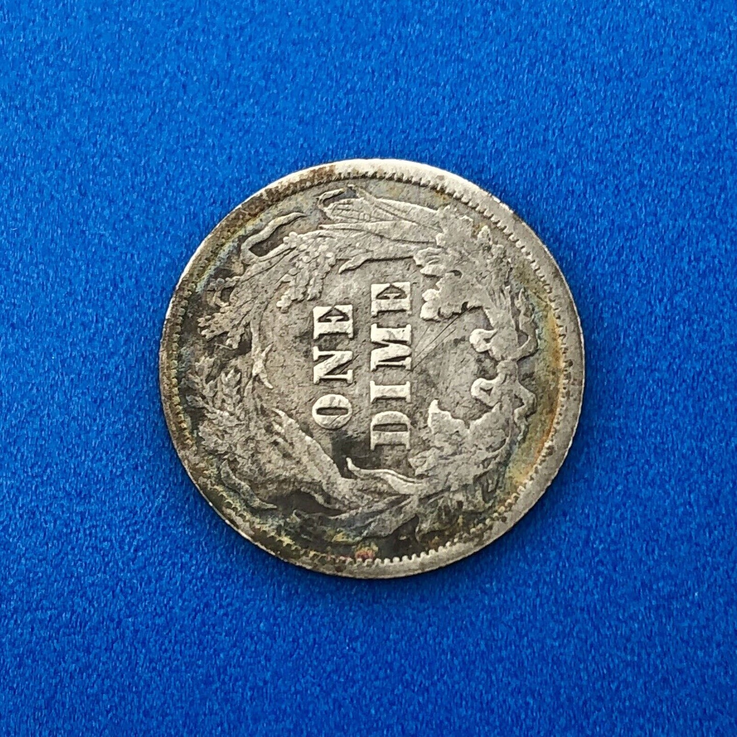 1876 P Seated Liberty Silver Dime No Motto Stars Or Arrows Nice Type Coin