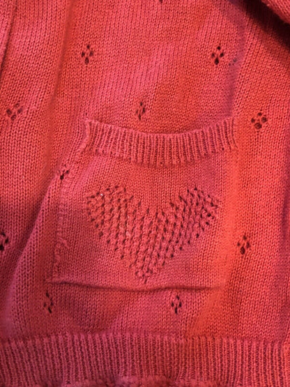 The Beaufort Bonnet Company Red Knit Girls Sweater Size 18-24 Months