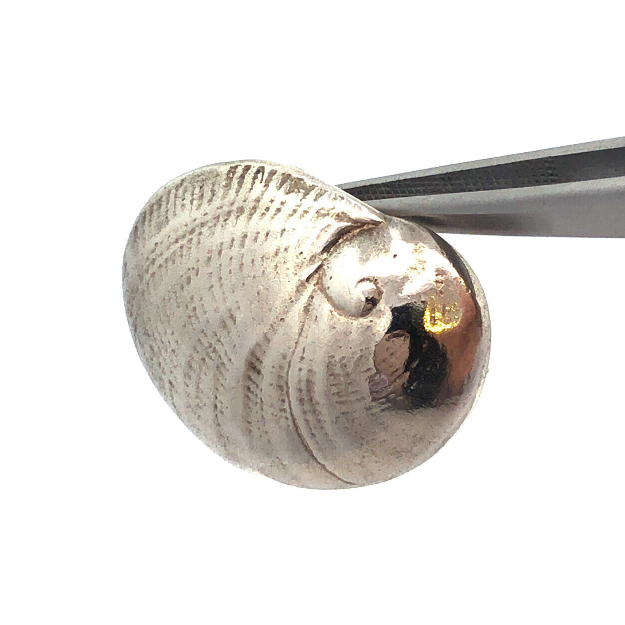 Designer Mignon Faget 925 Sterling Silver Sea Collection Snail Shell Pendant