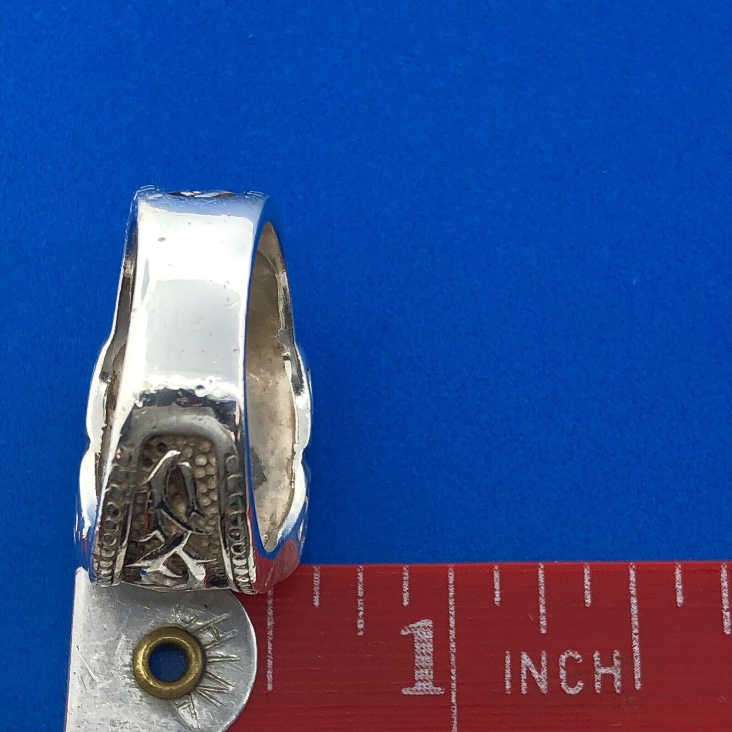 Scott Kay Sterling Silver 18K Gold Unkaged Sparta Cross Gothic Religious Ring