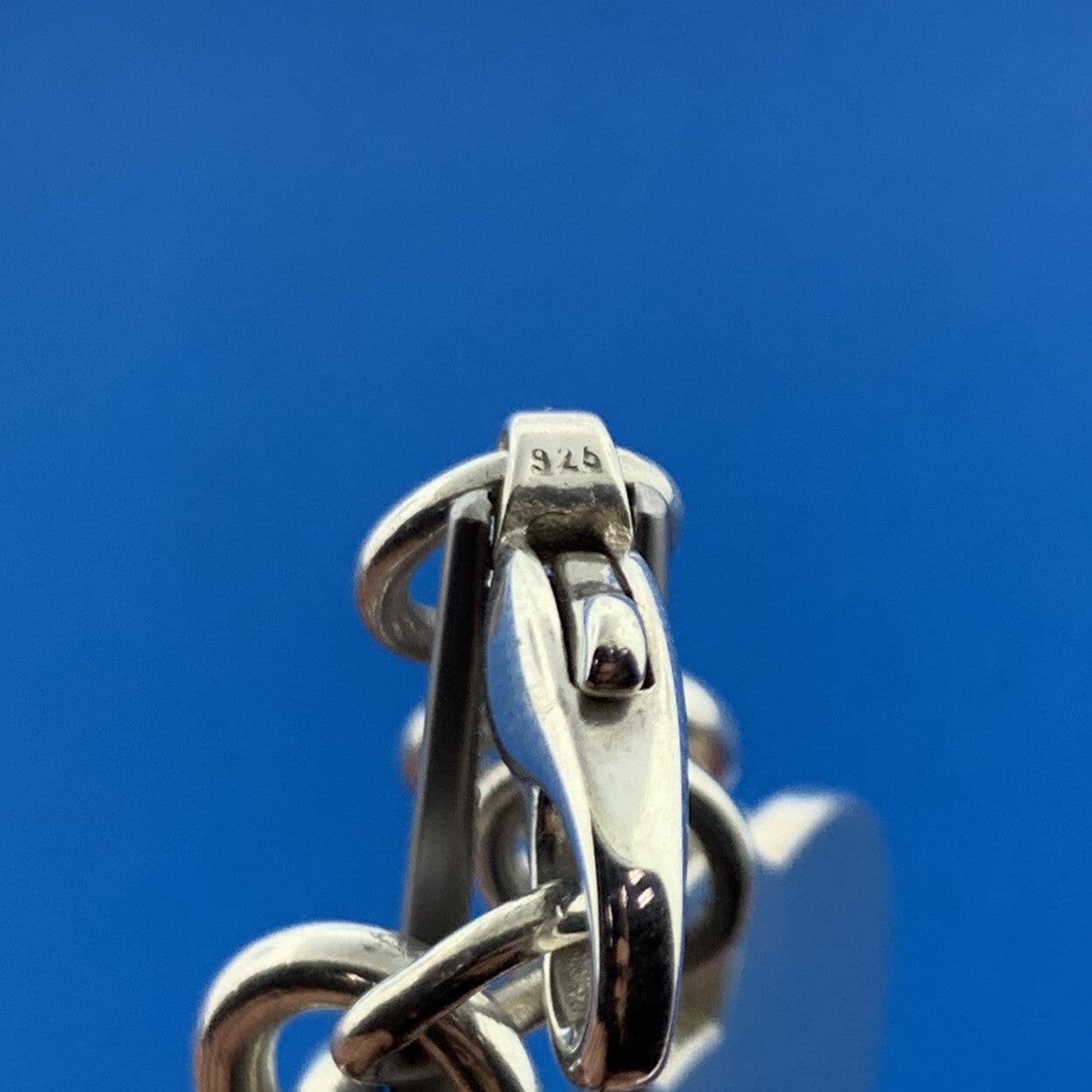 Tiffany & Co 925 Sterling Silver Engravable Heart Tag Rolo Link Bracelet