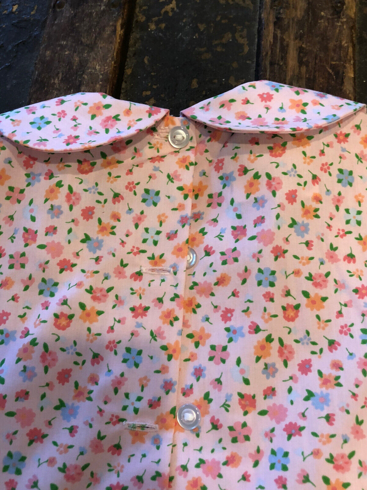 The Beaufort Bonnet Company Girls Size 7 Pink Floral Ruched Dress