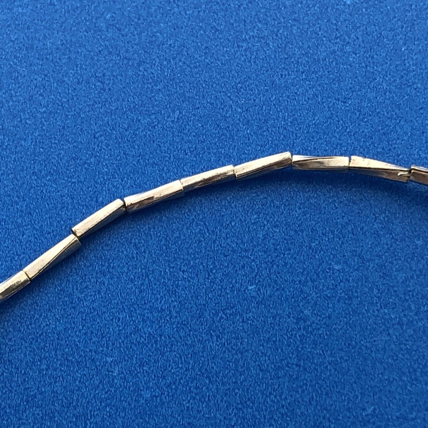 Stunning Sterling Silver 925 White Abalone Shell Twin Bird 6.75" Small Bracelet