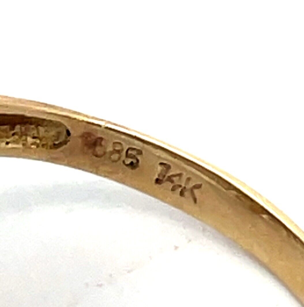 Designer 14K Yellow Gold Lapis Lazuli Cabochon Statement Cocktail Ring