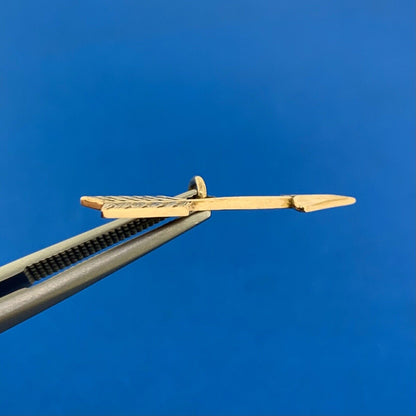 Designer LGB 10K Yellow Gold Arrow Charm Pendant