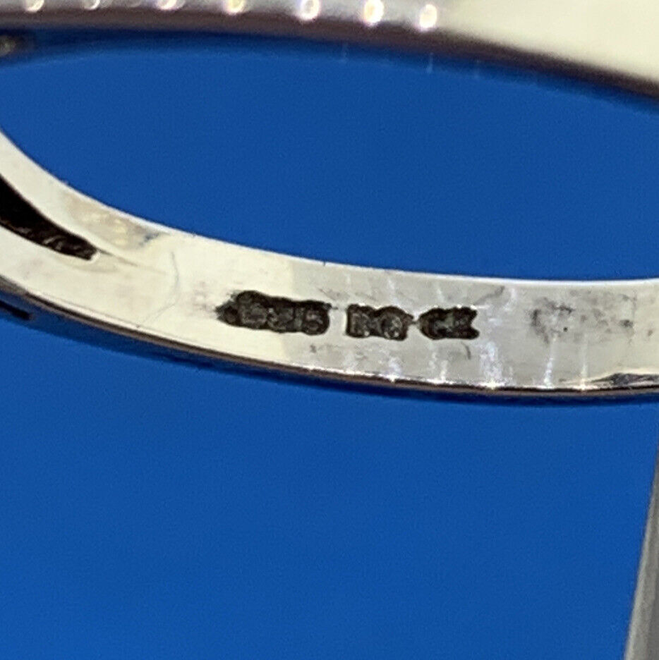 Designer 925 Sterling Silver Purple Marquise Cubic Zirconia CZ Modernist Ring