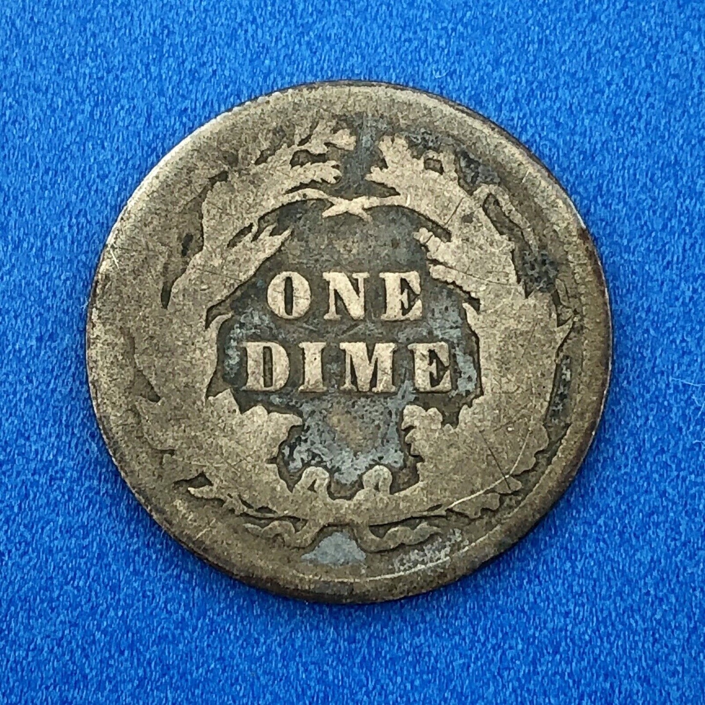 1877 P Silver Seated Liberty Dime 10c Better Key Scarce Philadelphia Mint Coin