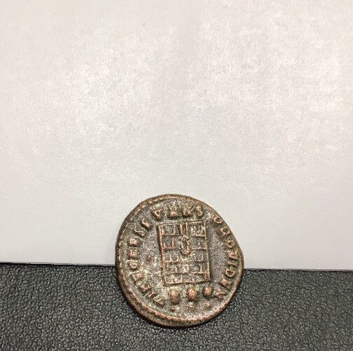 Licinius II A.D. 317-324 Roman AE Bronze Follis Campgate Reverse