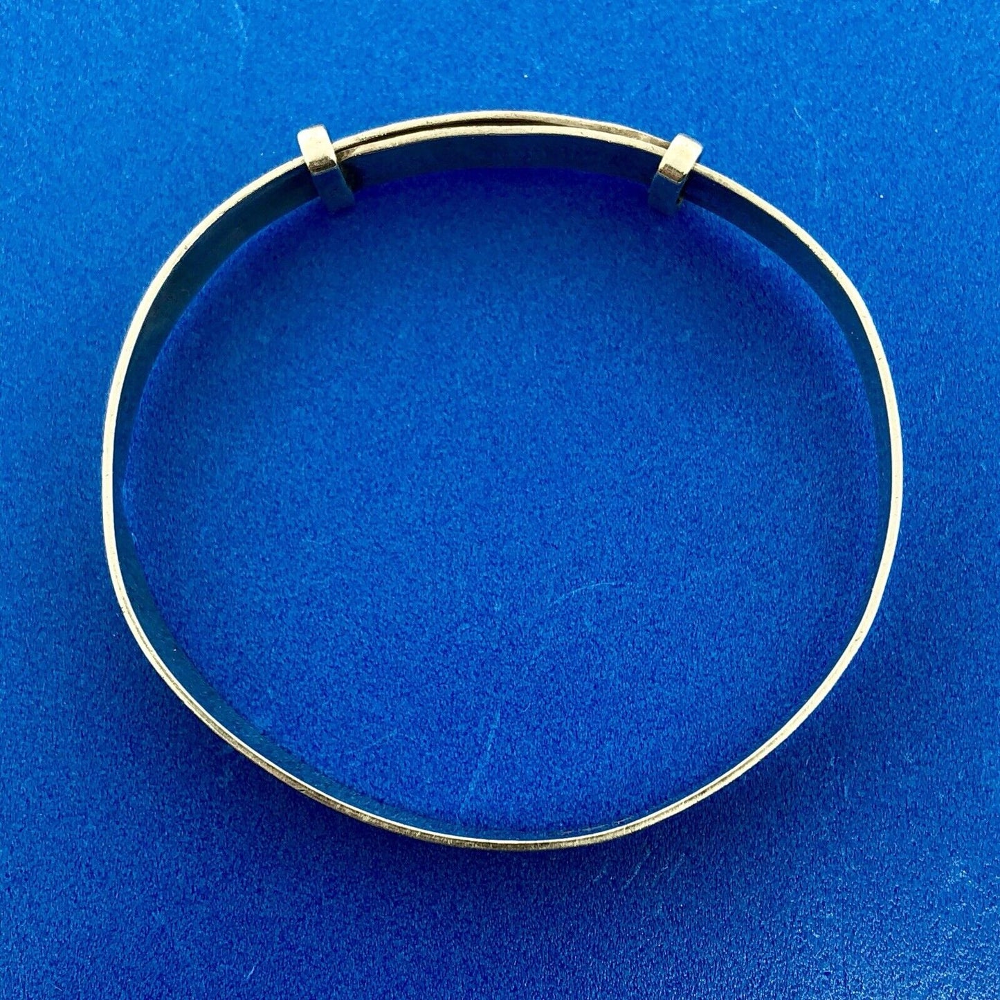 Retro Great Britain 925 Sterling Silver Expandable Adjustable Childs Bracelet