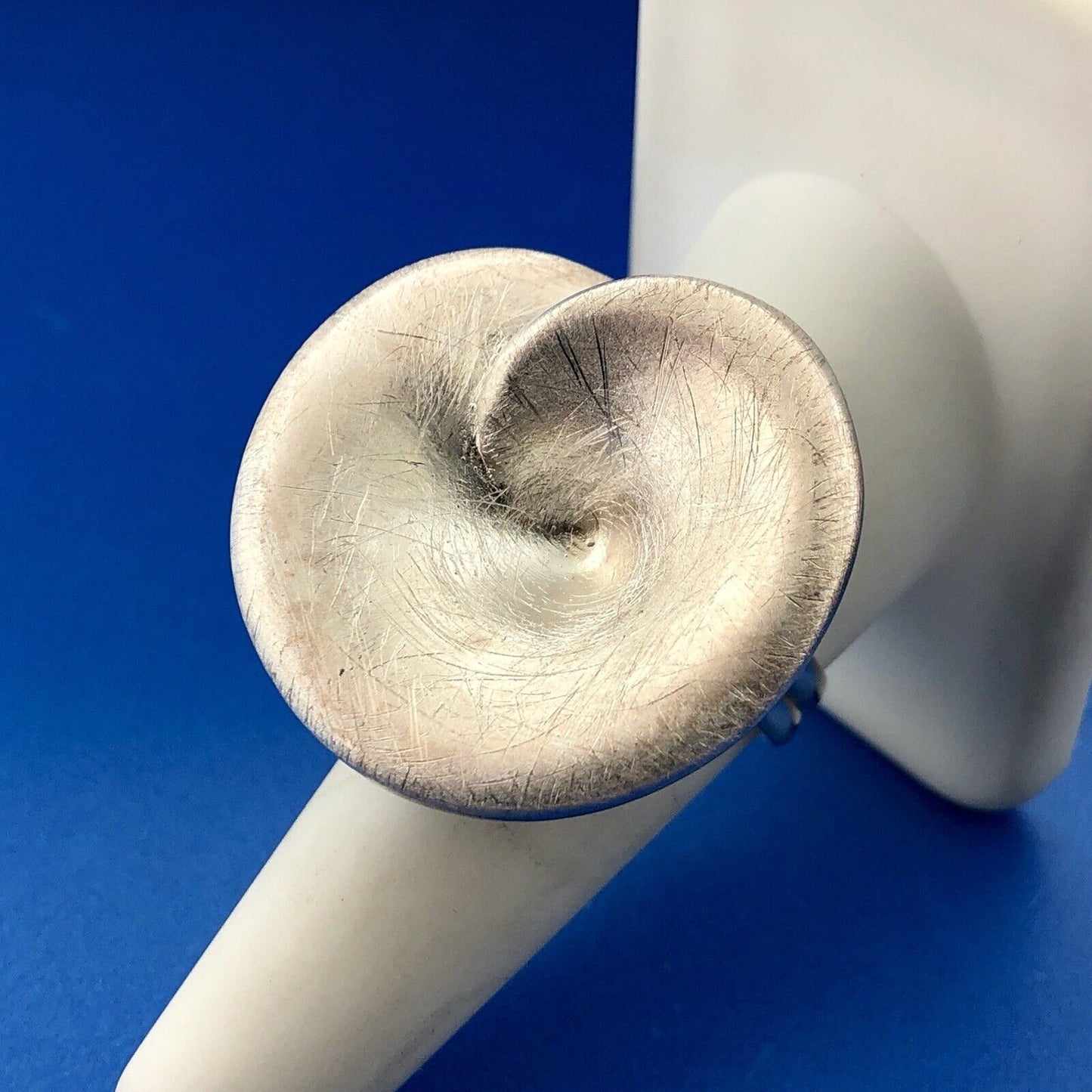 Karizia KA1772 Sterling Silver 925 Contemporary Floral Statement Cocktail Ring