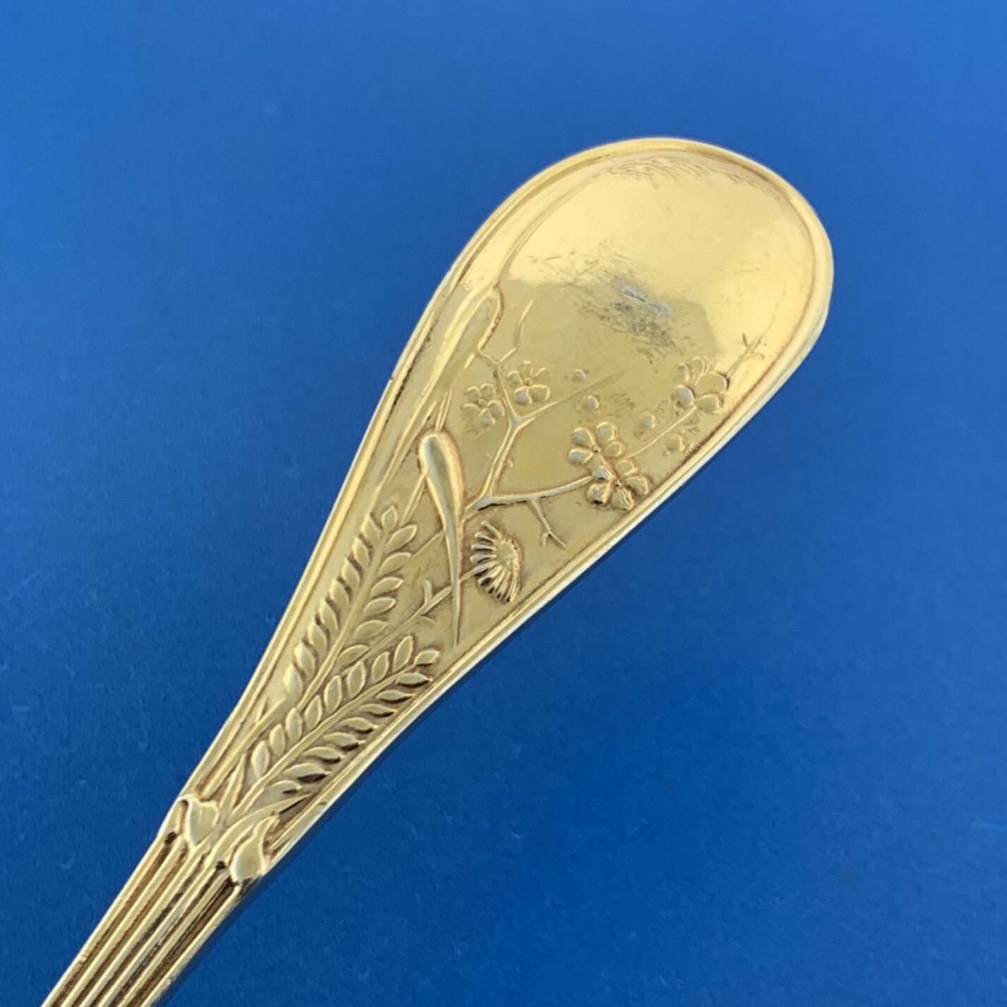 Tiffany & Co Vermeil Gold Washed Sterling Silver 925 Audubon Dinner Fork