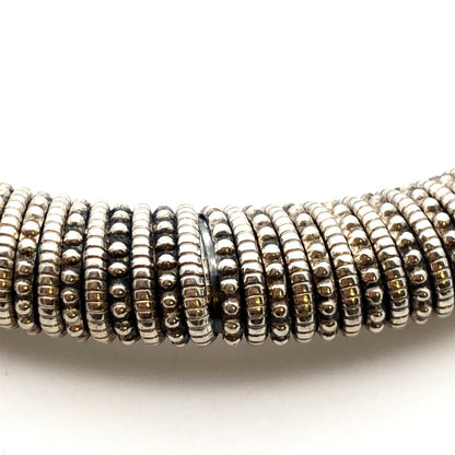 Designer Alwand Vahan 925 Sterling Silver 14K Gold Enhancer Pendant Necklace