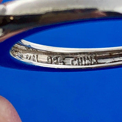 Designer 925 Sterling Silver Garnet Flower January Birthday Occasion Ring