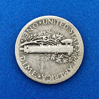 1931 D United States 90% Silver Mercury Dime Better Scarce Denver Mint Coin