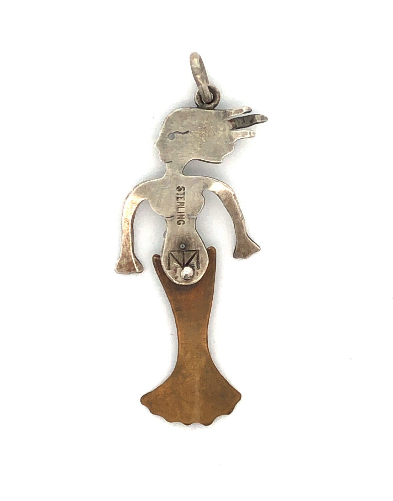 NOLA Designer Thomas Mann 925 Sterling Silver Bronze Pearl Mermaid Charm Pendant